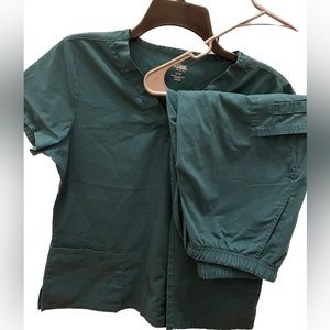 Rx Gear Scrubs, Dark Green, Size S
